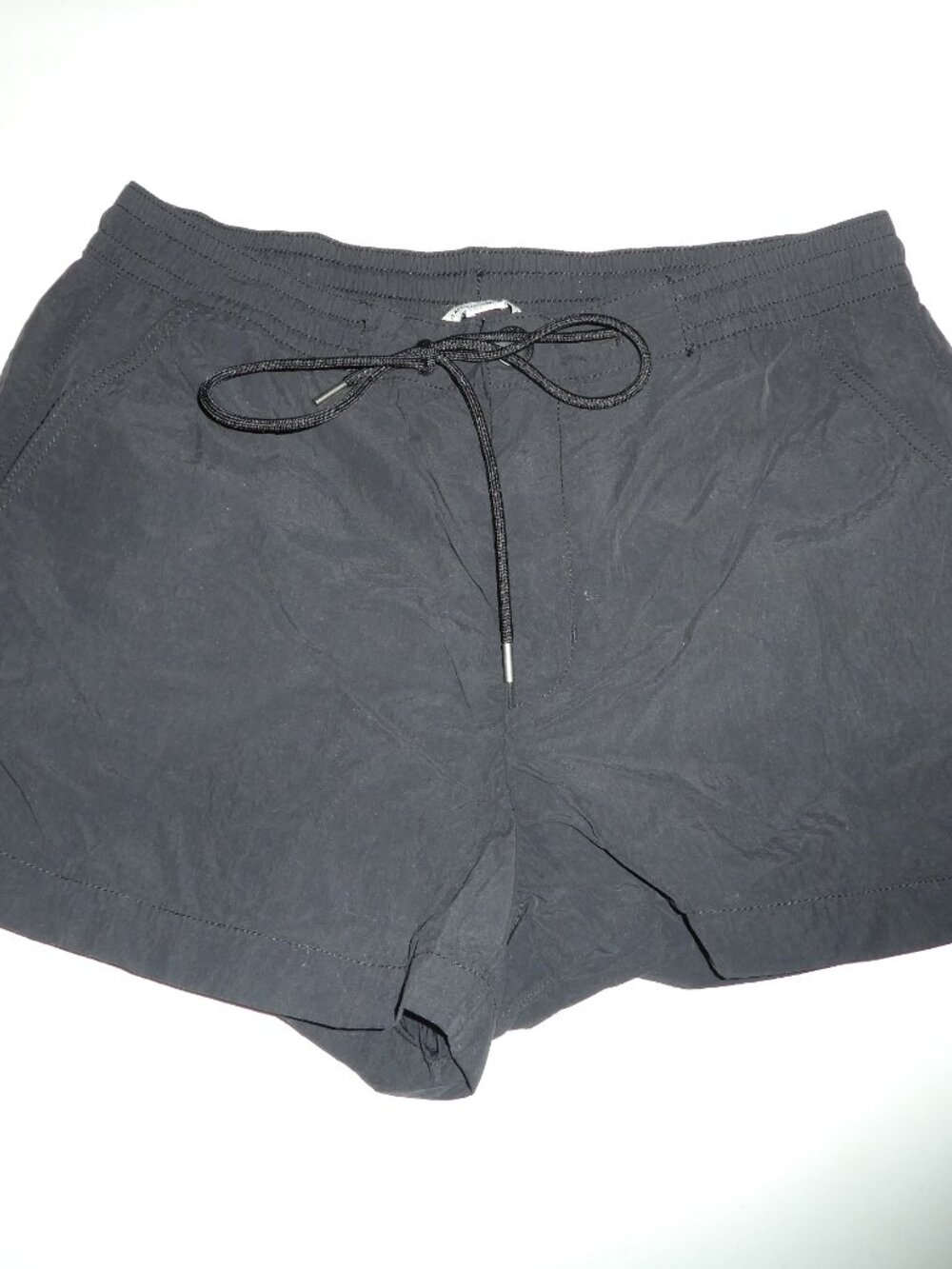 American Eagle Unisex Black Mesh Lined Shorts - Black